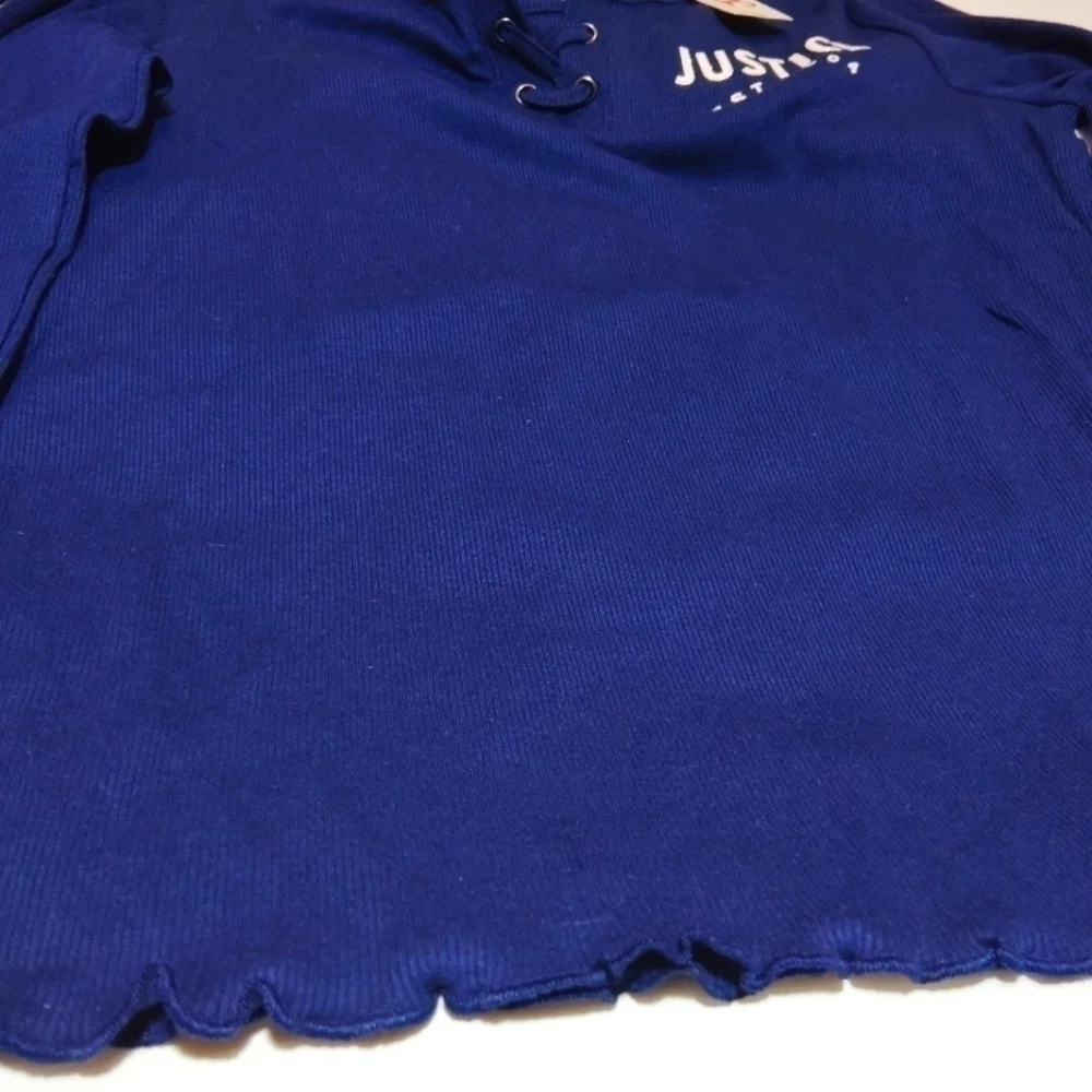 Justice Est. 2004 Ribbed Long Sleeve Shirt- 14/16